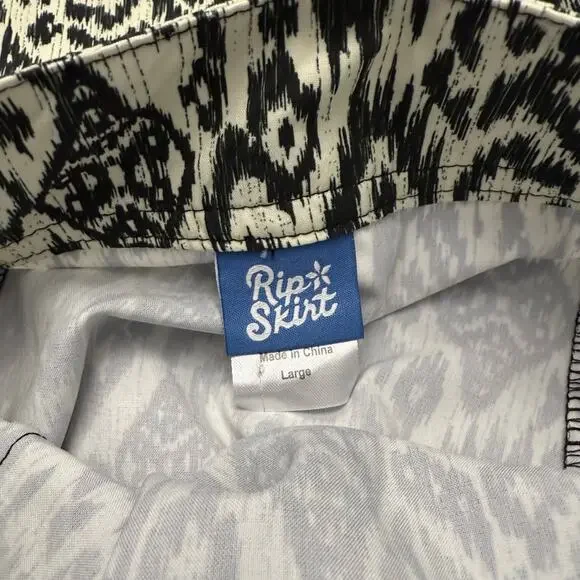 Rip Skirt Hawaii Wrap Women’s Large Length 3 Green RipSkirt Beach Ikat - Picture 2 of 10